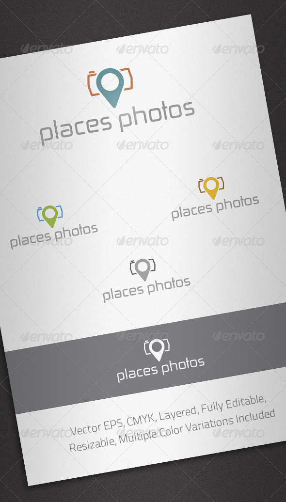Places Photos Logo Template - Abstract Logo Templates