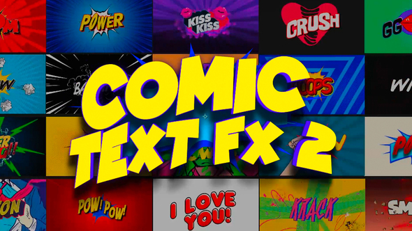 Comic Text FX - VideoHive 23734210