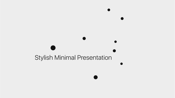 Stylish Minimal Presentation - VideoHive 23720467