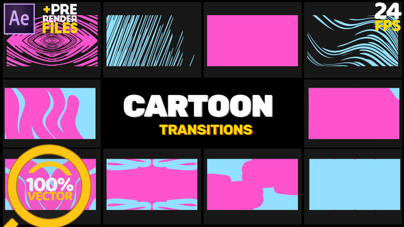 Cartoon Transition 2 // After Effects