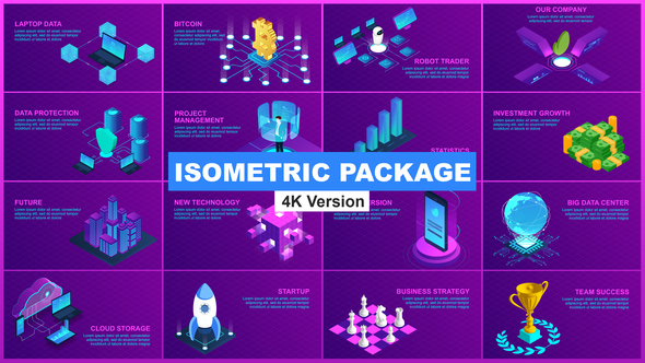 Isometric Package - VideoHive 23738817