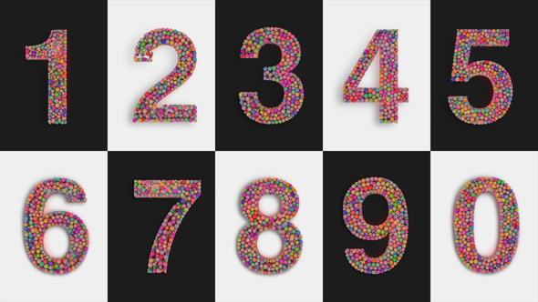 Set Multicolored Numbers