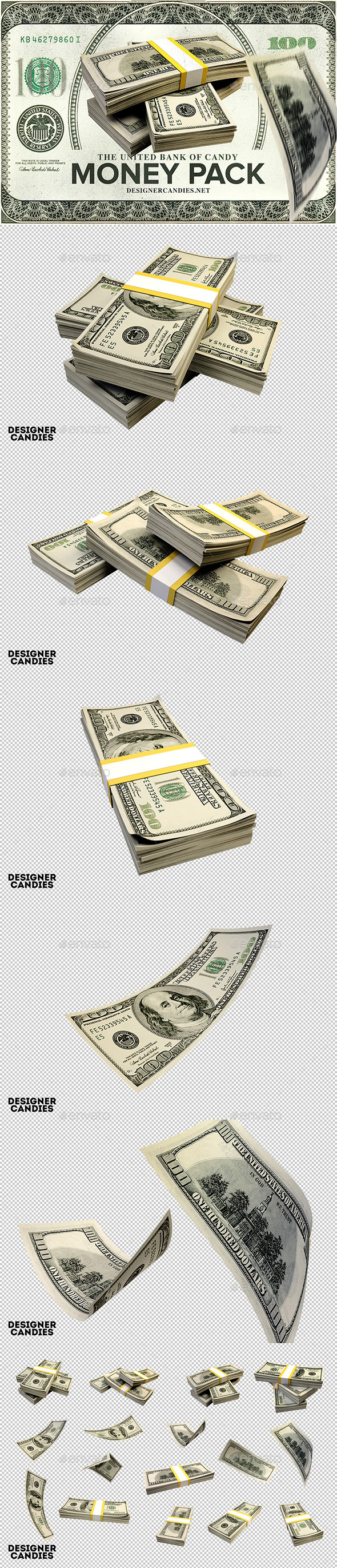 Download 3d Money Stacks Falling Money By Dcandies Graphicriver