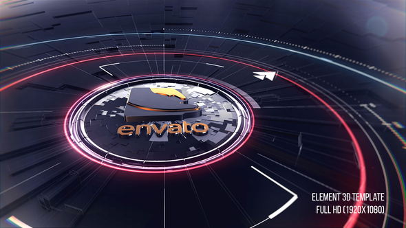 Clock Countdown Intro V1 Openers template preview