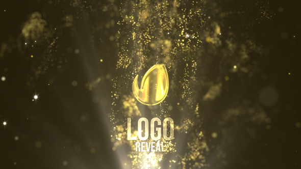 Fluid Gold Logo - VideoHive 23749671