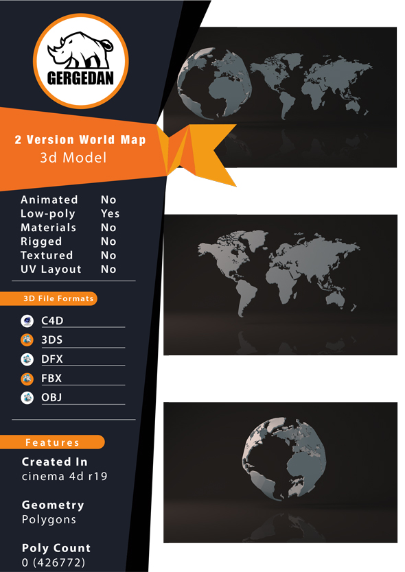 World Map - 3Docean 23755998