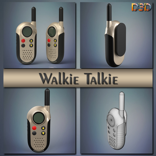 Walkie talkie - 3Docean 23756156