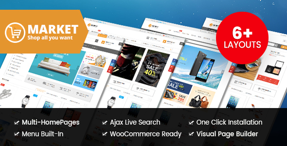Market - Digital Store & Fashion Shop WooCommerce WordPress Theme