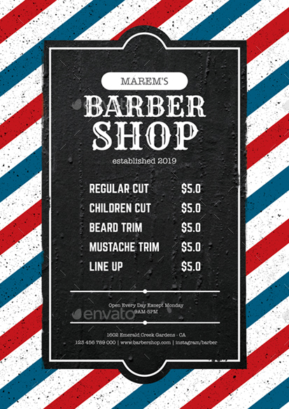 Barber Shop, Print Templates | GraphicRiver