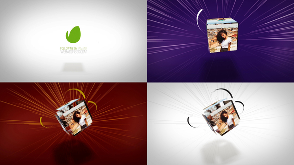 Clean Dynamic Cube - VideoHive 23761852