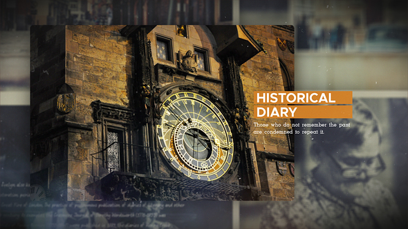 Historical Diary - VideoHive 23762738