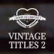 Vintage Romantic Wedding Titles Pack - VideoHive Item for Sale