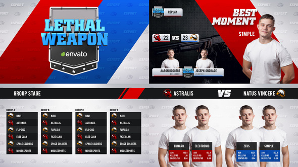 Esport Tournament Package - VideoHive 23765359
