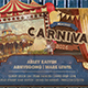 Carnival Ticket, Print Templates