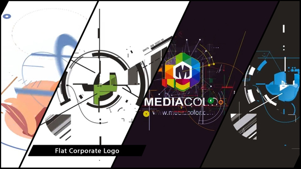 Flat Corporate Logo V03 Designer