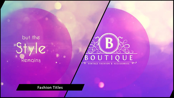 Glamour Titles - VideoHive 9106916