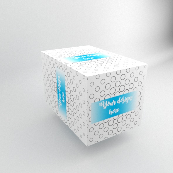 Low-poly Product box - 3Docean 23768994