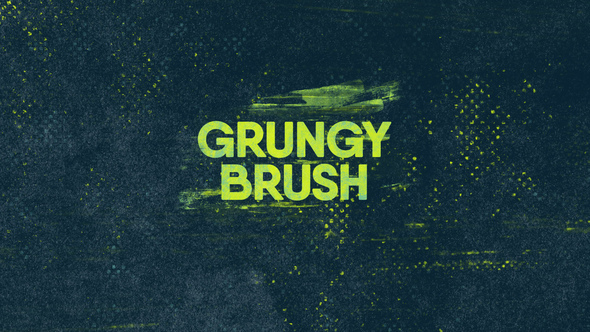 Grunge Brush Logo - VideoHive 23774581