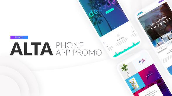 Alta- Phone App - VideoHive 23777599