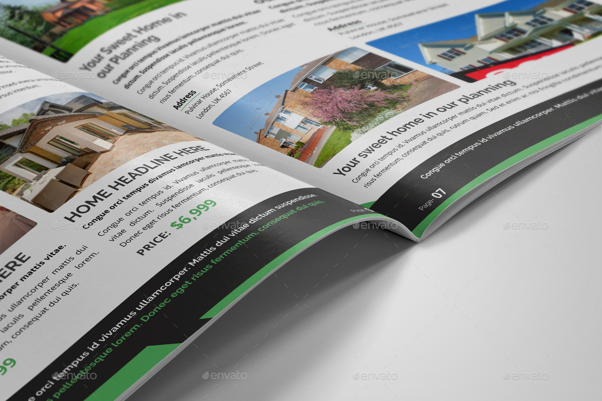 Real Estate Brochure Design v4, Print Templates | GraphicRiver