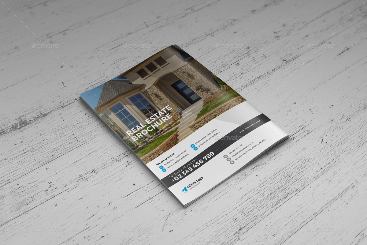 Real Estate Brochure Design v4, Print Templates | GraphicRiver