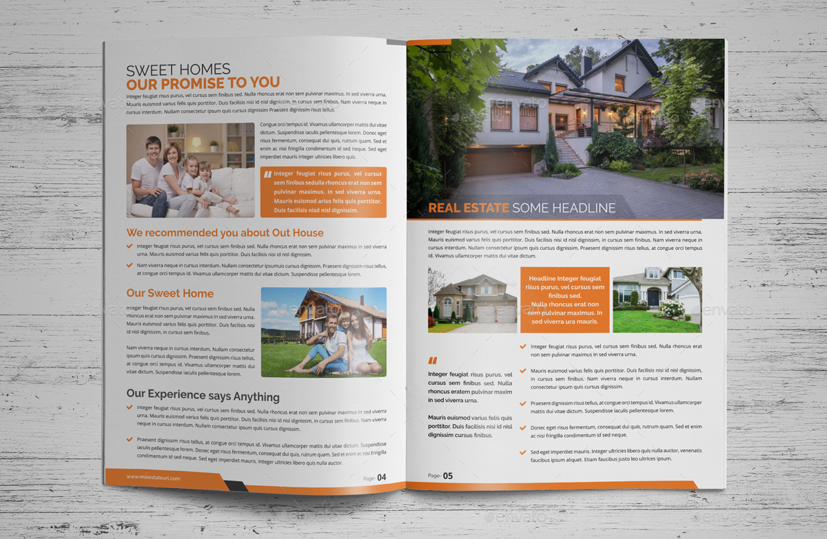 Real Estate Brochure Design v4, Print Templates | GraphicRiver