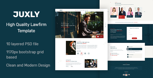 Juxly Law Firm - ThemeForest 23517210