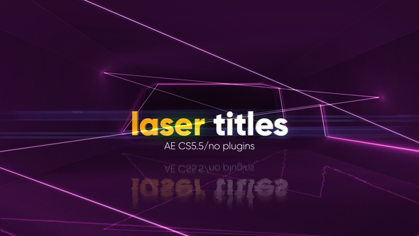 Laser Titles - VideoHive 23779757