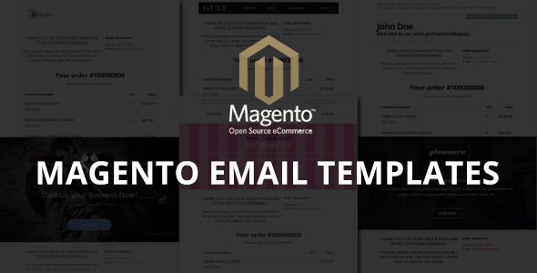 Magento Email Templates - CodeCanyon 11833859