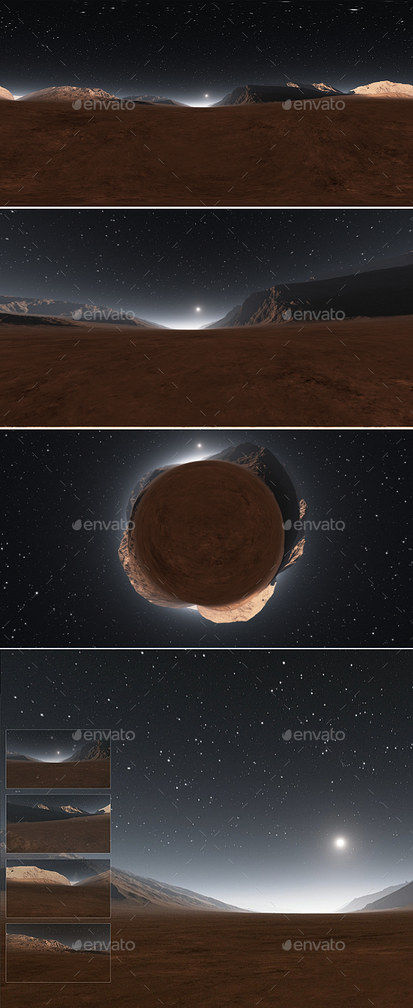 Panorama of Mars - 3Docean 23789640