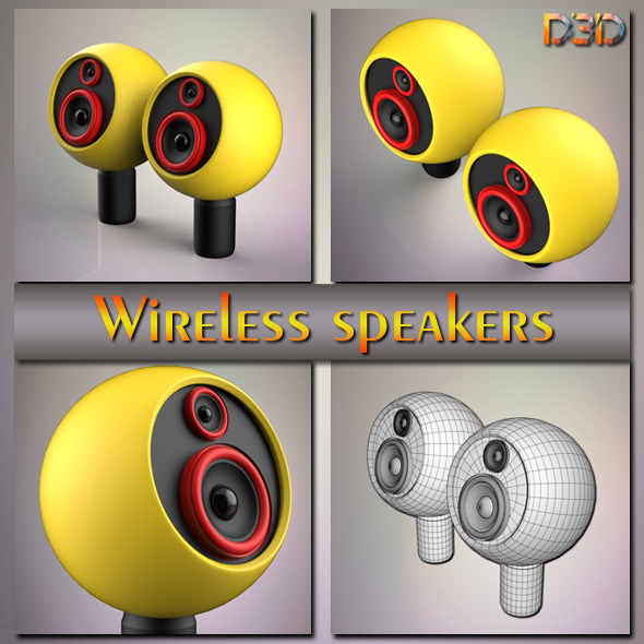 Wireless speakers - 3Docean 23795150
