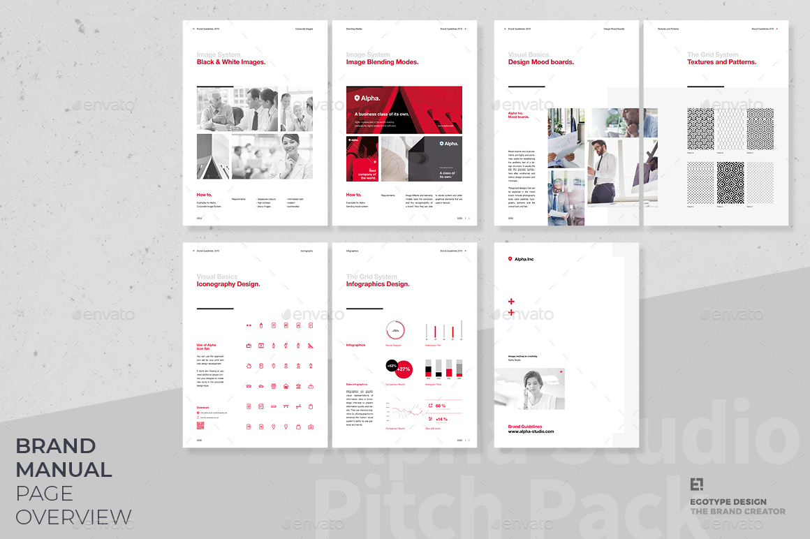 Brand Manual, Print Templates | GraphicRiver