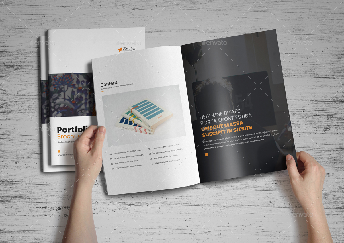 Portfolio Brochure Design v1, Print Templates | GraphicRiver