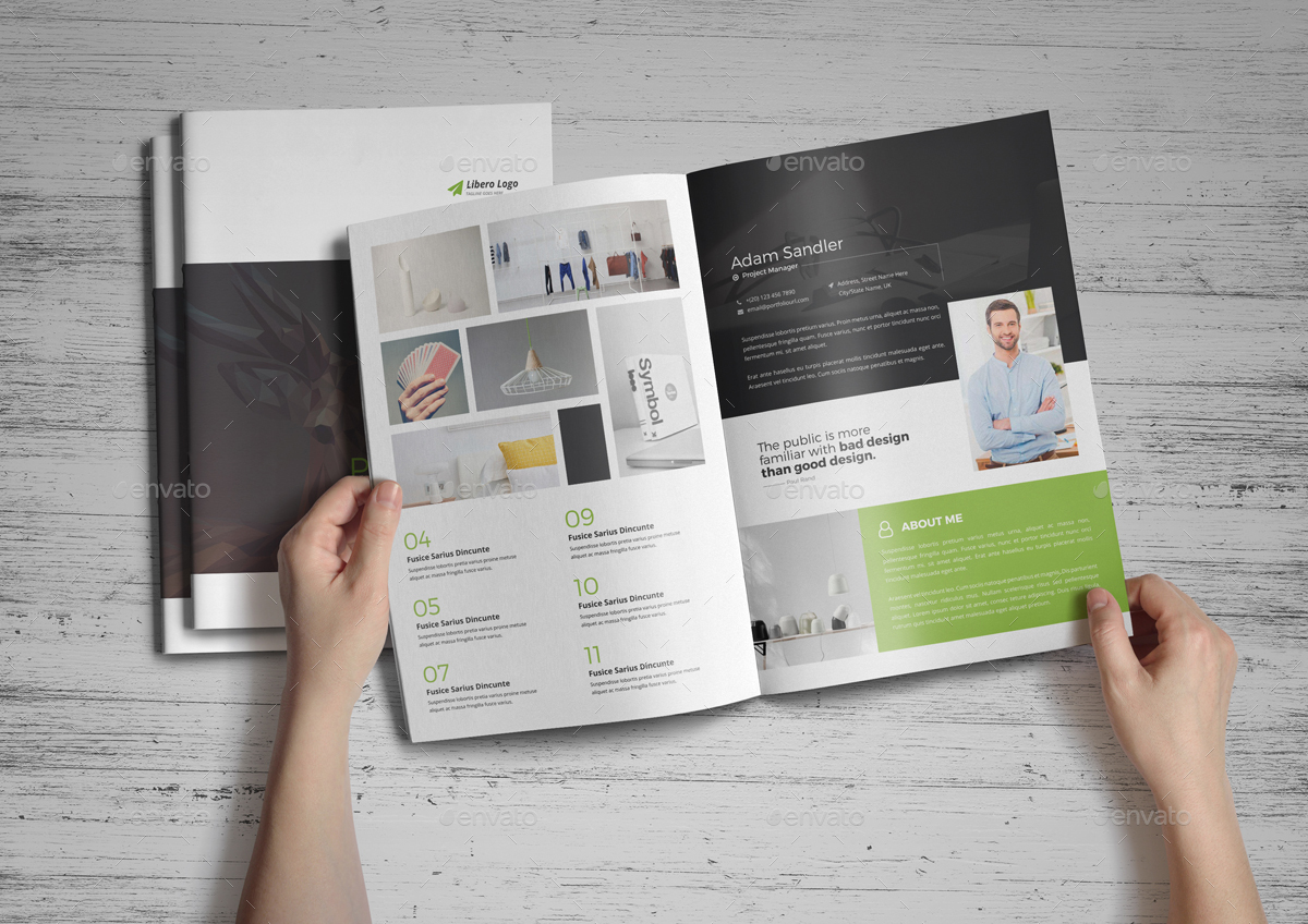 Portfolio Brochure Design v4, Print Templates | GraphicRiver