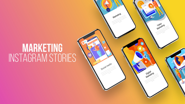 Instagram Stories About Marketing by IconsX - VideoHive