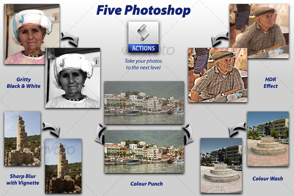 PhotoAction Pack - Photo Effects Actions
