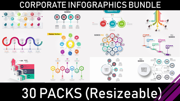 Modern Corporate Infographics - VideoHive 23077858
