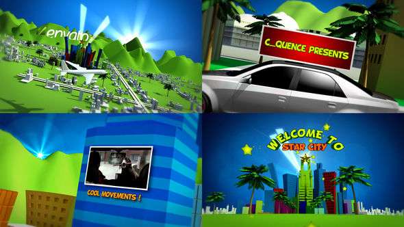 Cartoon Star City - VideoHive 2337050