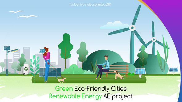 Green Eco-Friendly Cities - VideoHive 23804444