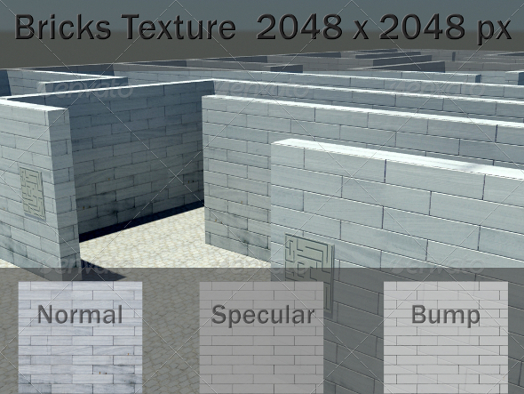 Bricks Texture - 3Docean 2289260