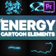 Cartoon Energy Elements | Premiere Pro MOGRT - VideoHive Item for Sale