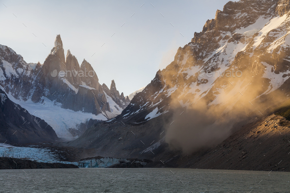 Cerro Torre, Los Glaciares National Park, Patagonia, Argentina - Stock Photo - Images