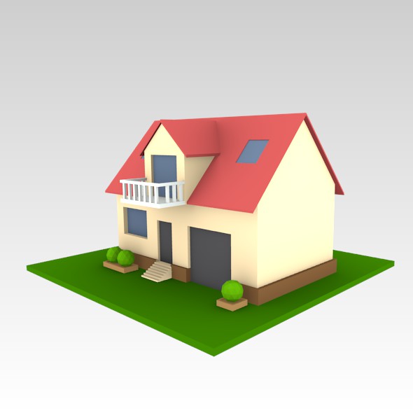 House lowpoly by pondowolimo | 3DOcean
