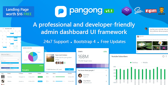 Pangong - Developer-friendly - ThemeForest 22971838