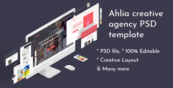 Ahlia - Creative - ThemeForest 22382918