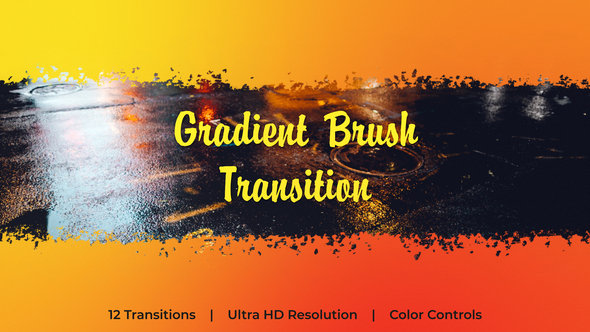 Gradient Brush Transition - VideoHive 23806414