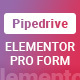 Elementor Pro Form Widget - Pipedrive CRM - Integration