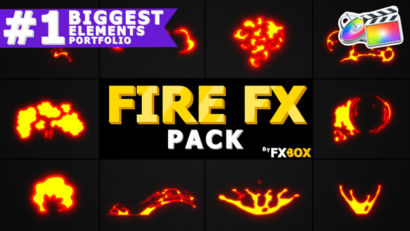 Doodle Fire FX Elements | Final Cut Pro X