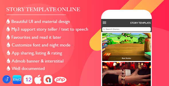 Online Story Template - CodeCanyon 22110479