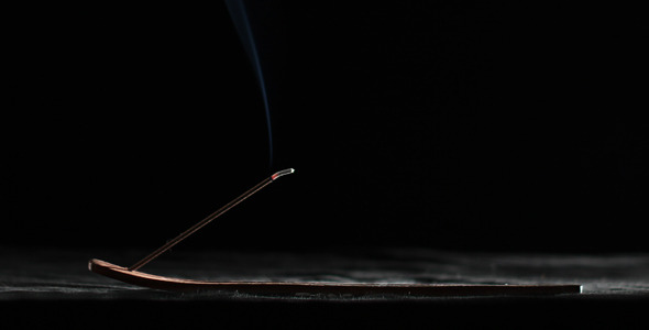 Incense Burning Time-Lapse
